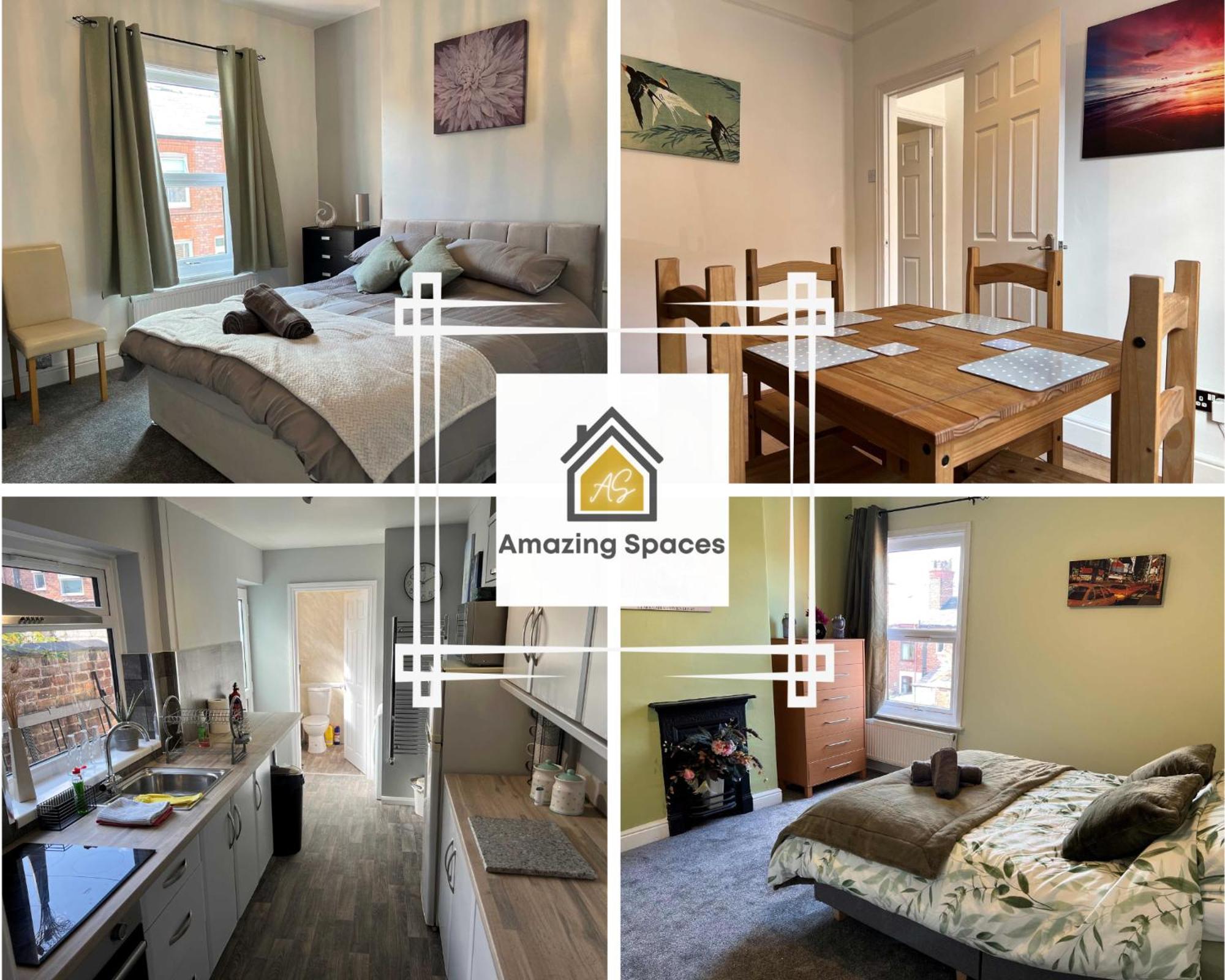 Spacious 2-Bedroom House In Stockton Heath With Free Wifi By Amazing Spaces Relocations Ltd Warrington  Exterior foto
